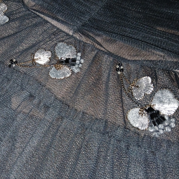 BCBG garden party / tea length cocktail dress - Picture 2 of 7